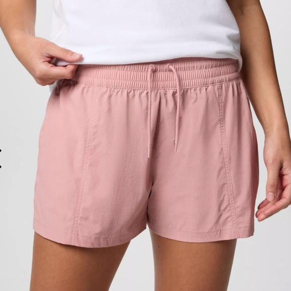 Columbia Boundless Trek Active Shorts (Set of 2) Women's Size XL Pink and Green. - Picture 5 of 5